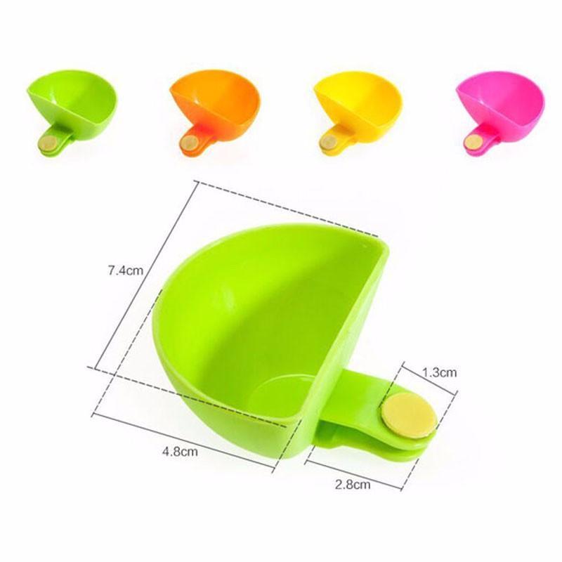 Clip Bowl Saucer Cup 4PCS - Indigo-Temple