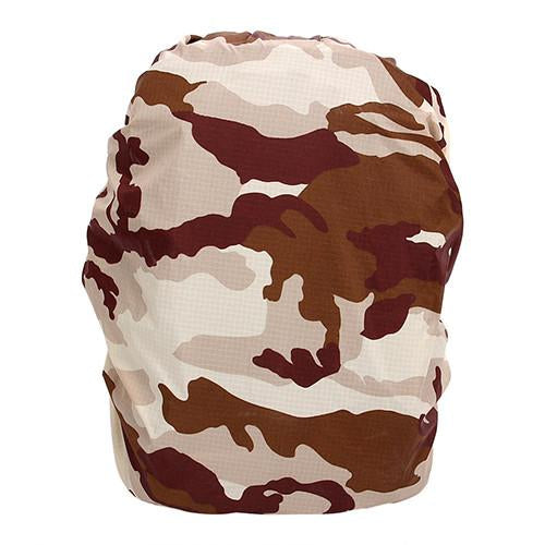 Camouflage Waterproof Dust Rain Cover for Backpack - Indigo-Temple
