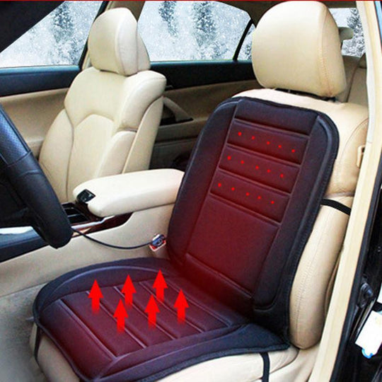 Car Heated Seat Cushion - Indigo-Temple