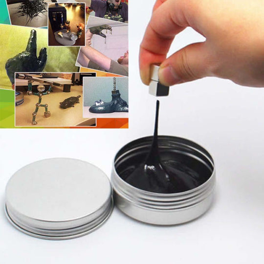 Magnetic Plasticine  Silly Putty - Indigo-Temple