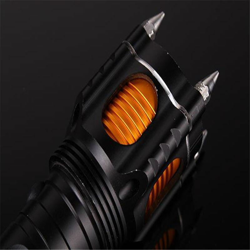 Attack Head & Audible Alarm Flash Light - Indigo-Temple