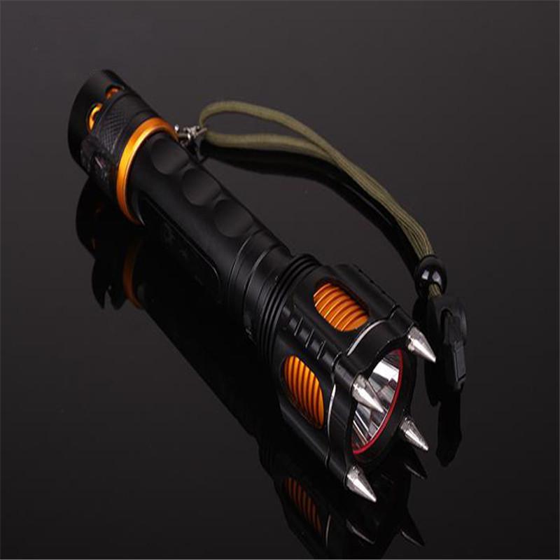 Attack Head & Audible Alarm Flash Light - Indigo-Temple