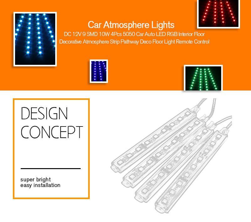LED RGB Interior Floor Decorative Light - Indigo-Temple