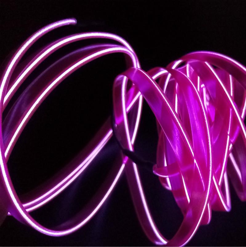 Neon Light Line + 12V Cigarette lighter Drive - Indigo-Temple