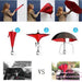 UPSIDE DOWN ANTI-DRIP UMBRELLA - Indigo-Temple