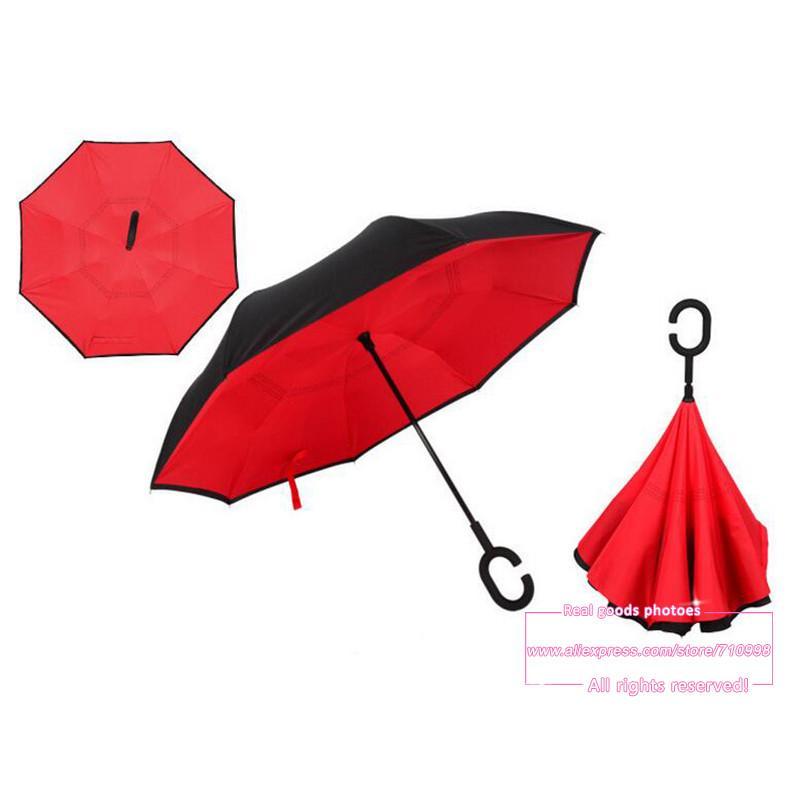 UPSIDE DOWN ANTI-DRIP UMBRELLA - Indigo-Temple