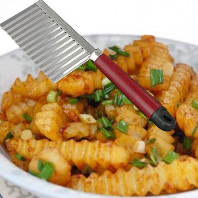 Potato Wavy Edged Knife - Indigo-Temple