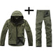Tactical  Soft Shell Waterproof Winter Set ( 8 colors) - Indigo-Temple
