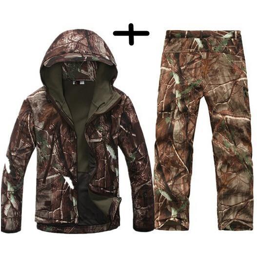 Tactical  Soft Shell Waterproof Winter Set ( 8 colors) - Indigo-Temple