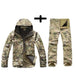 Tactical  Soft Shell Waterproof Winter Set ( 8 colors) - Indigo-Temple