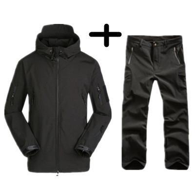 Tactical  Soft Shell Waterproof Winter Set ( 8 colors) - Indigo-Temple