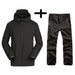 Tactical  Soft Shell Waterproof Winter Set ( 8 colors) - Indigo-Temple