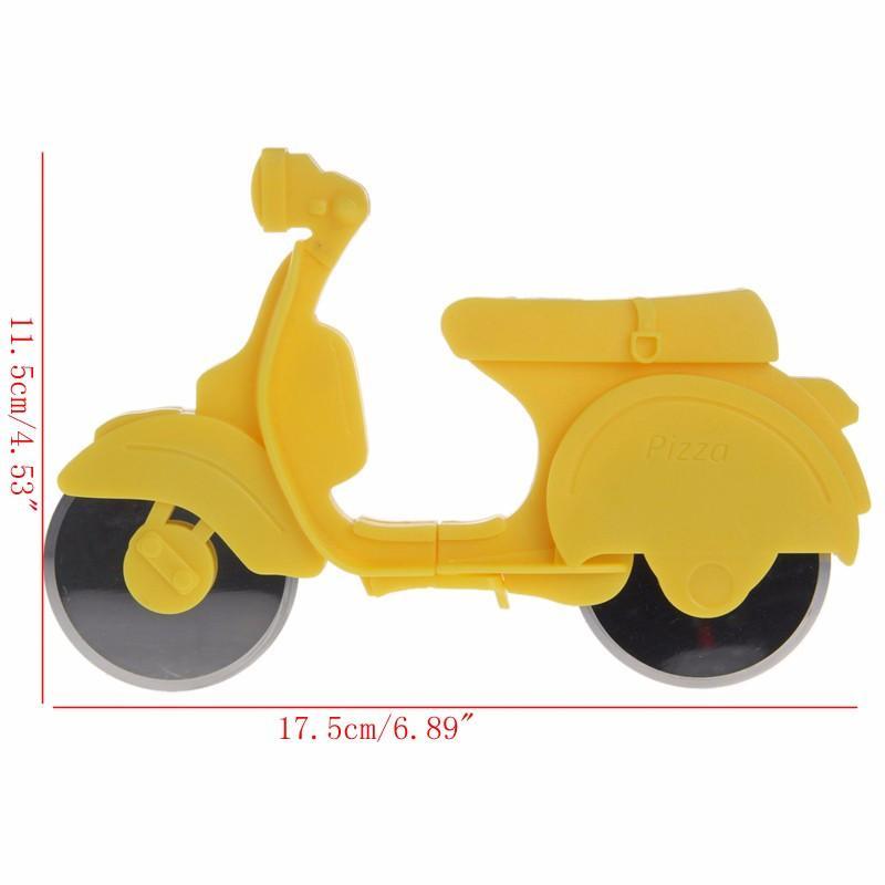 Motorcycle  Pizza Cutter - Indigo-Temple