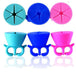 Ring Silicone Polish Bottle Holder - Indigo-Temple