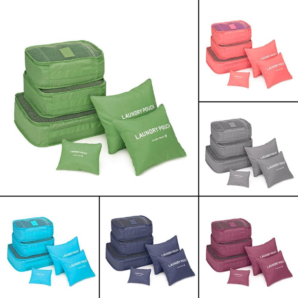Indigo™ Travel Cubes - Perfect Luggage Organizer (6 PCS) - Indigo-Temple