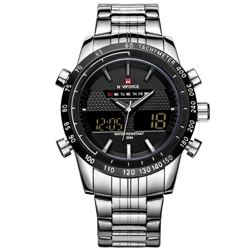 G191 Full Steel Military Wrist Watch (6 colors) - Indigo-Temple