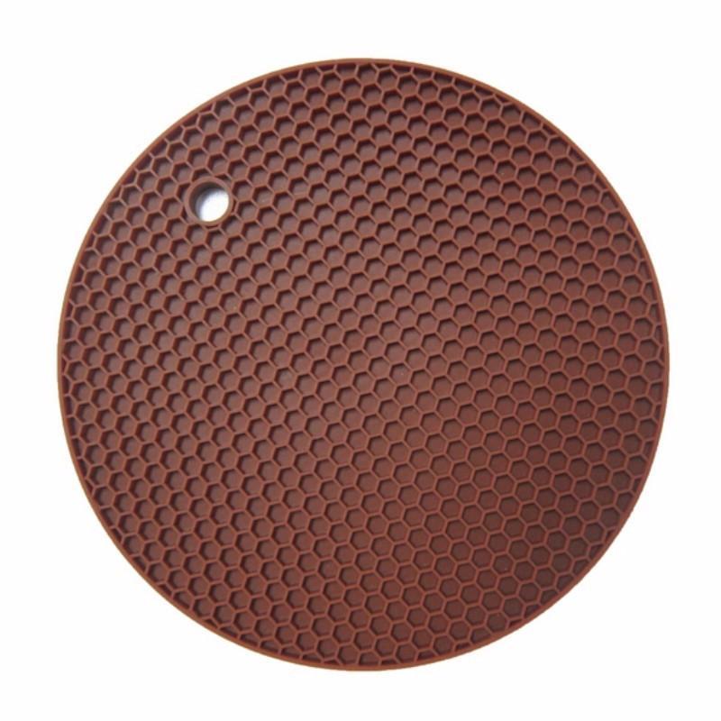 Soft Silicone Kitchen Plum Blossom Heat Insulation - Indigo-Temple