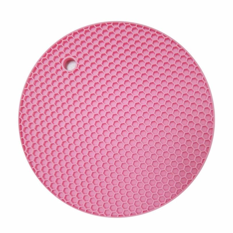 Soft Silicone Kitchen Plum Blossom Heat Insulation - Indigo-Temple