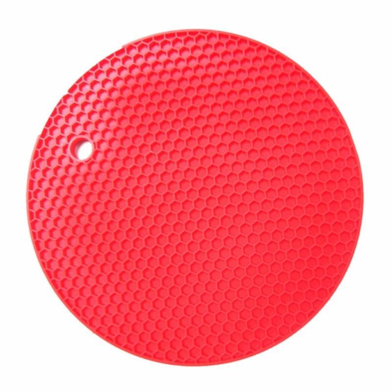 Soft Silicone Kitchen Plum Blossom Heat Insulation - Indigo-Temple