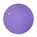 Soft Silicone Kitchen Plum Blossom Heat Insulation - Indigo-Temple