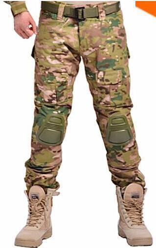 Military Pants With Knee Pads (9 colors) - Indigo-Temple