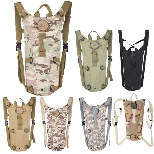 Tactical Water Bladder Bag  Backpack - Indigo-Temple