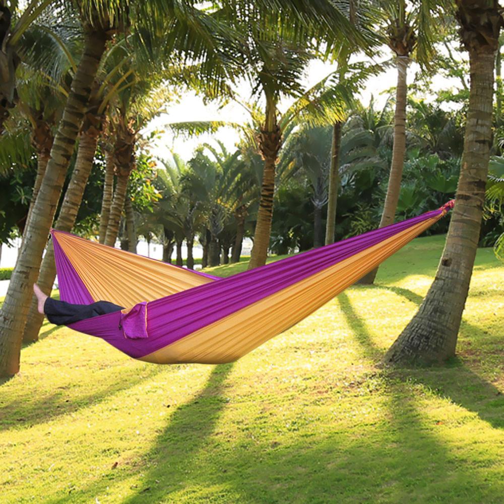 Portable Parachute Fabric Hammock - Indigo-Temple