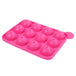 Lollipop Pop 12 Holes Mould Silicone Shape - Indigo-Temple