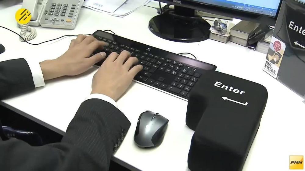 USB Unbreakable Big Enter Key - Indigo-Temple