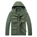 2 IN 1 waterproof Coat & Sleeveless Vest (2 colors) - Indigo-Temple
