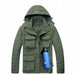 2 IN 1 waterproof Coat & Sleeveless Vest (2 colors) - Indigo-Temple