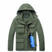 2 IN 1 waterproof Coat & Sleeveless Vest (2 colors) - Indigo-Temple