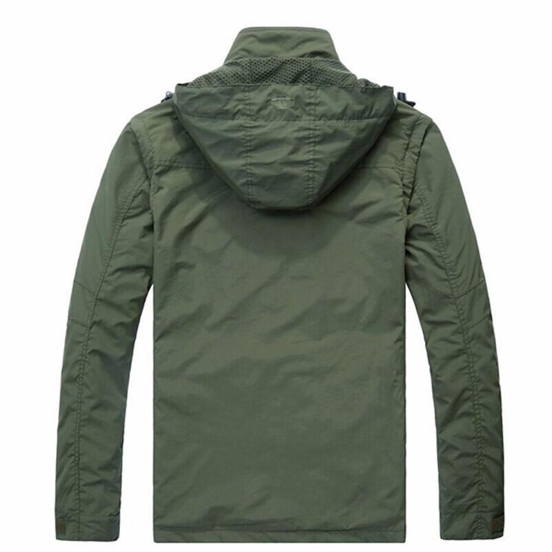 2 IN 1 waterproof Coat & Sleeveless Vest (2 colors) - Indigo-Temple