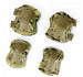 Military 4pc/set Tactical Knee & Elbow Protective Pad (5 color) - Indigo-Temple