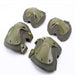 Military 4pc/set Tactical Knee & Elbow Protective Pad (5 color) - Indigo-Temple