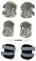 Military 4pc/set Tactical Knee & Elbow Protective Pad (5 color) - Indigo-Temple