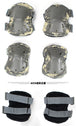 Military 4pc/set Tactical Knee & Elbow Protective Pad (5 color) - Indigo-Temple