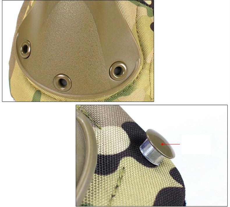 Military 4pc/set Tactical Knee & Elbow Protective Pad (5 color) - Indigo-Temple