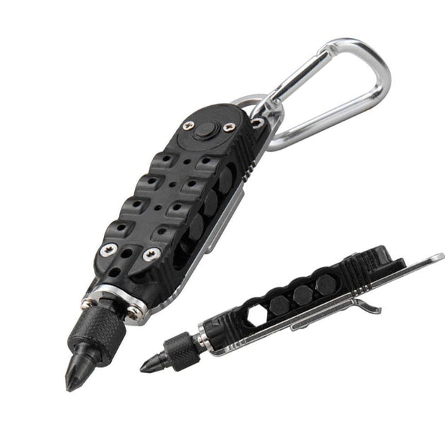 LED Light Multifunction Small Screwdriver Set - Indigo-Temple