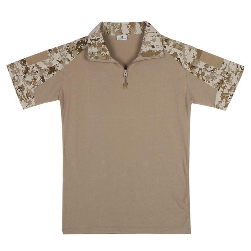 Tactical Short Sleeve Polo Shirt  (6 colors) - Indigo-Temple