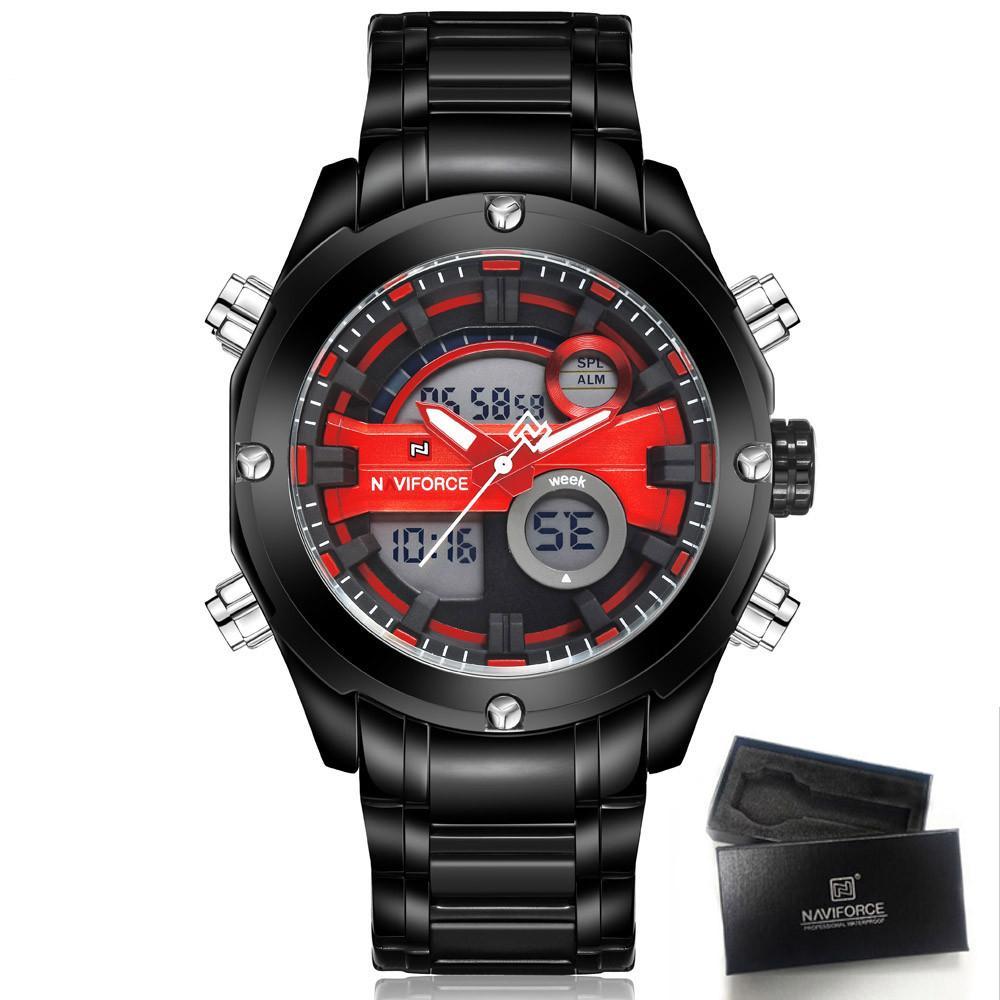 Military Analog Digital Watch (4 colors) - Indigo-Temple