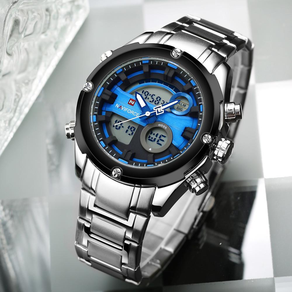 Military Analog Digital Watch (4 colors) - Indigo-Temple