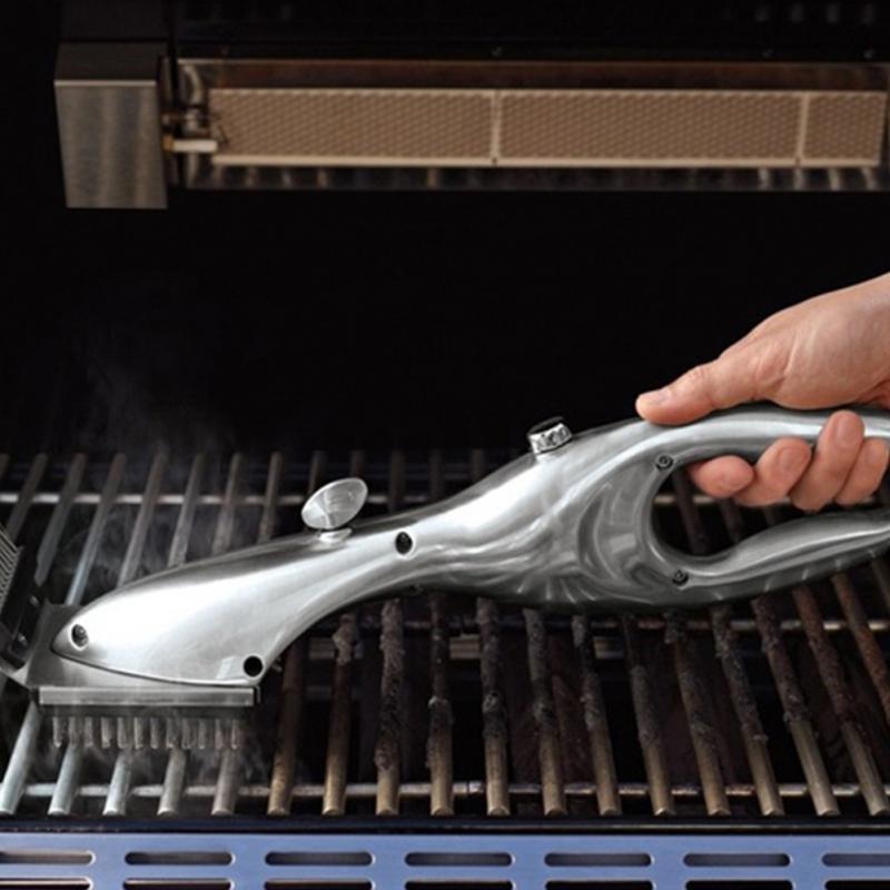 Steam Power BBQ Cleaning Brush - Indigo-Temple