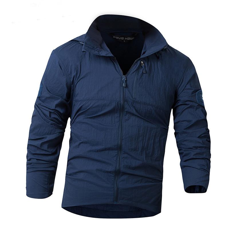 Tactical Lightweight Waterproof Jacket (5 colors) - Indigo-Temple