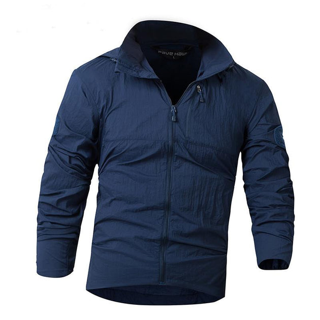 Tactical Lightweight Waterproof Jacket (5 colors) - Indigo-Temple