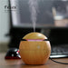 130ML LED Ultrasonic Cool Mist Air Humidifier - Indigo-Temple
