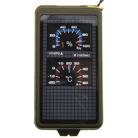 Multifunction 10 in 1 Military Camping Survival Compass - Indigo-Temple