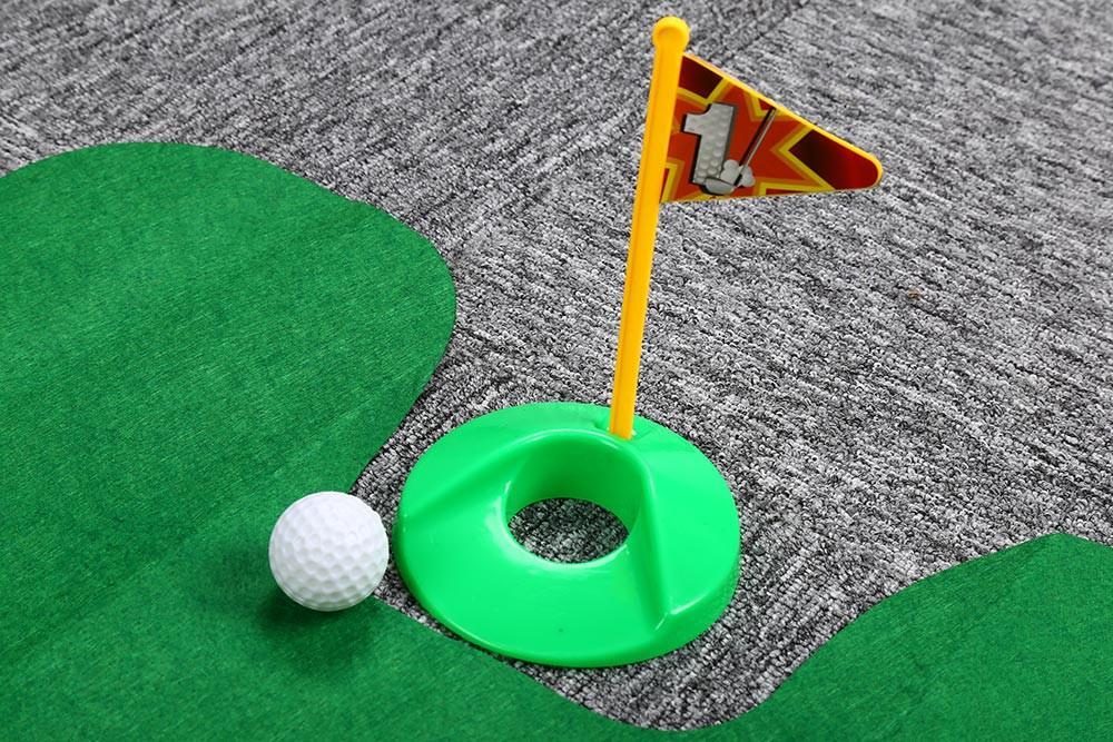 Bathroom Mini Golf Game - Indigo-Temple