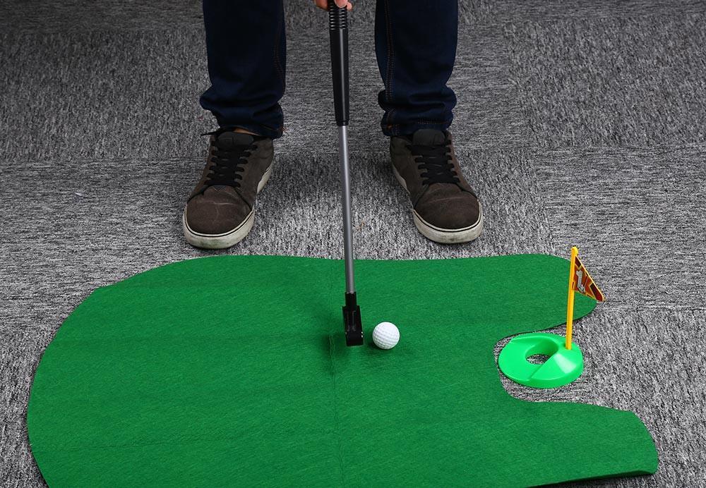 Bathroom Mini Golf Game - Indigo-Temple