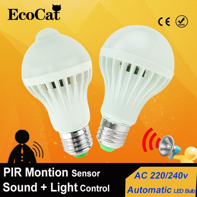 LED PIR Motion / Sound Sensor Lamp - Indigo-Temple